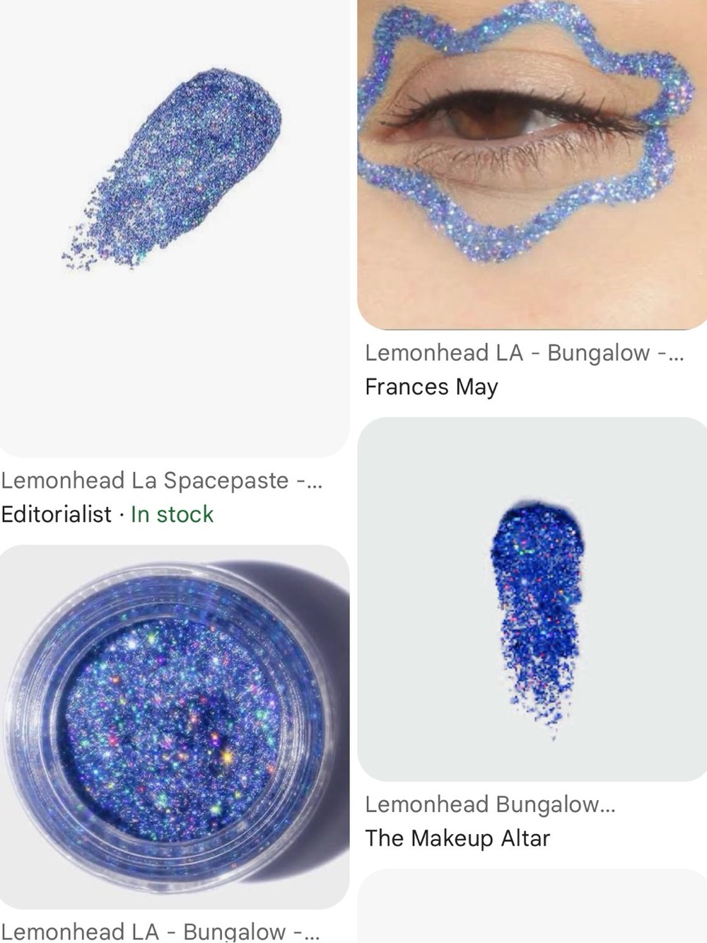 Blue “bungalow” shade premixed space paste